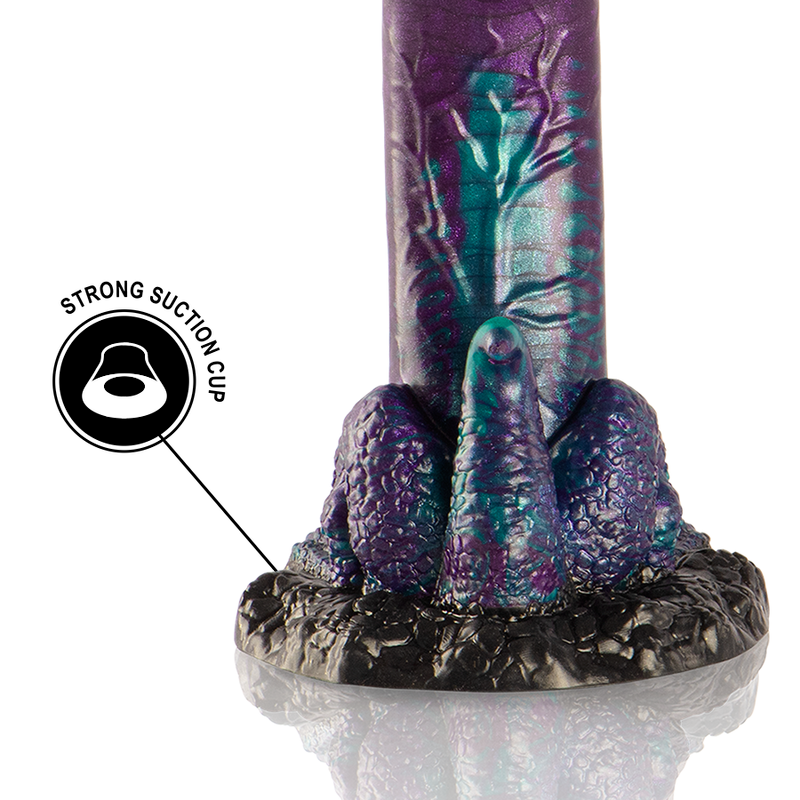 EPIC Ρεαλιστικό Dildo Epic Basilisk 18cm Μοβ Ρεαλιστικά