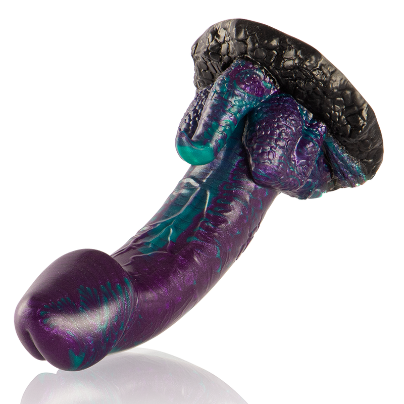 EPIC Ρεαλιστικό Dildo Epic Basilisk 18cm Μοβ Ρεαλιστικά