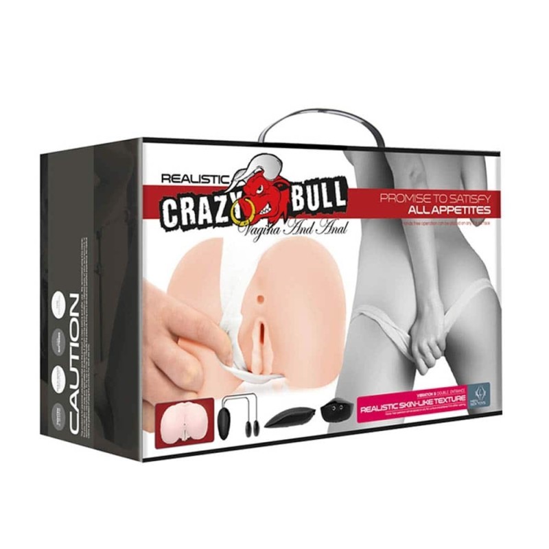 Realistic Masturbator With Bullet Crazy Bull Vagina and Anal Nude Baile Realistic Masturbator With Bullet Crazy Bull Vagina and Anal Nude Masturbators
