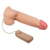Baile Realistic Vibrator Baile Sliding Skin With Suction Cup 21.8cm Nude Realistic