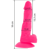 Realistic Vibrator Diversia With Suction Cup 18cm Pink Diversia Realistic Vibrator Diversia With Suction Cup 18cm Pink Realistic