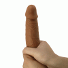 Pretty Love Realistic Vibrator  Sliding Skin Pretty Love Waldorf 21.5cm Brown Realistic