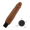 Pretty Love Realistic Vibrator  Sliding Skin Pretty Love Waldorf 21.5cm Brown Realistic