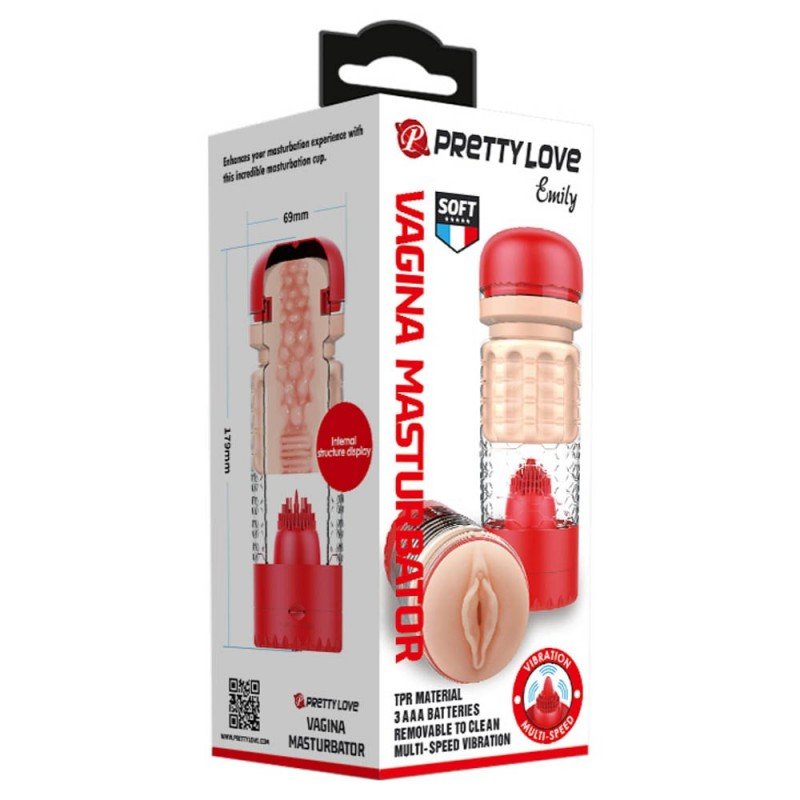 Vibrating Vagina Stroker Pretty Love Emily Nude Vibrating Vagina Stroker Pretty Love Emily Nude