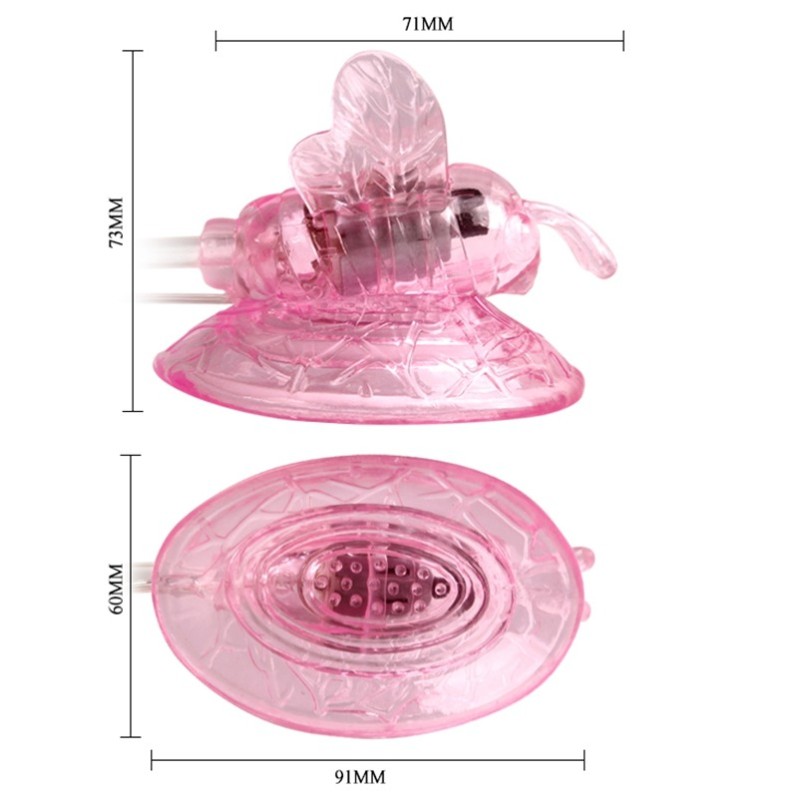 Vibrating Butterfly with Remote Control Baile Pink