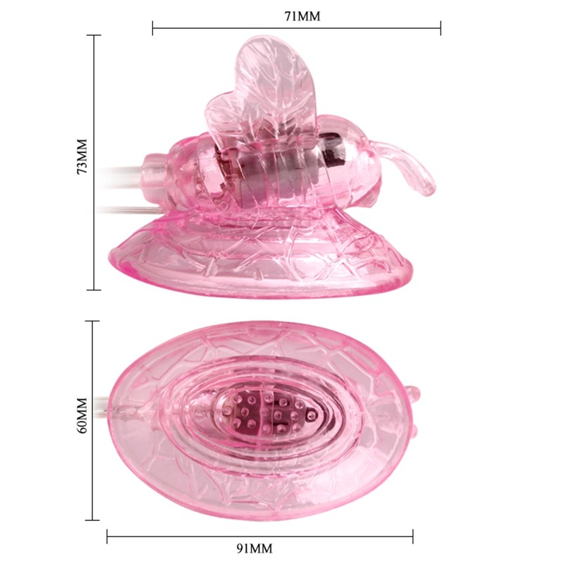 Vibrating Butterfly with Remote Control Baile Pink Vibrating Butterfly with Remote Control Baile Pink
