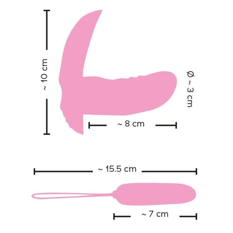 Underwear Vibrator Sweet Smile Shelly Pink