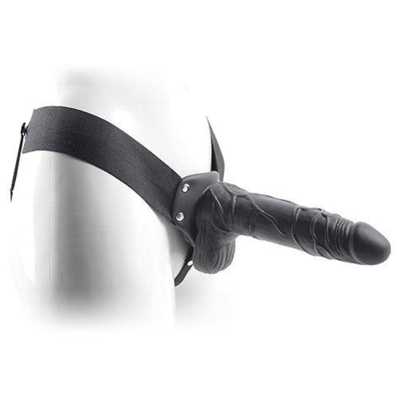 Vibrating Hollow Strap-On Toyz4lovers Real Rapture 20.5cm Black Toyz4lovers Vibrating Hollow Strap-On Toyz4lovers Real Rapture 20.5cm Black Women's Strap-On