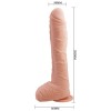 Ρεαλιστικό Dildo Beautiful Alex 28cm Μπεζ