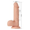 Ρεαλιστικό Dildo Beautiful Bahamut 22cm Μπεζ