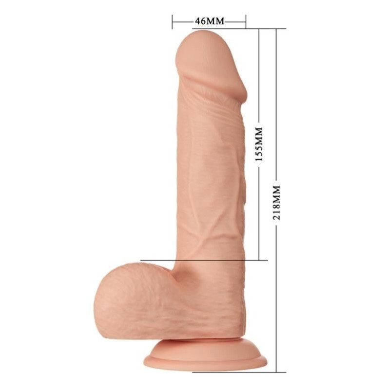 Realistic Dildo Beautiful Bahamut 22cm Nude