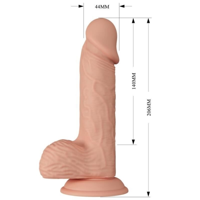 Ρεαλιστικό Dildo Beautiful Catoblepas 20cm Μπεζ