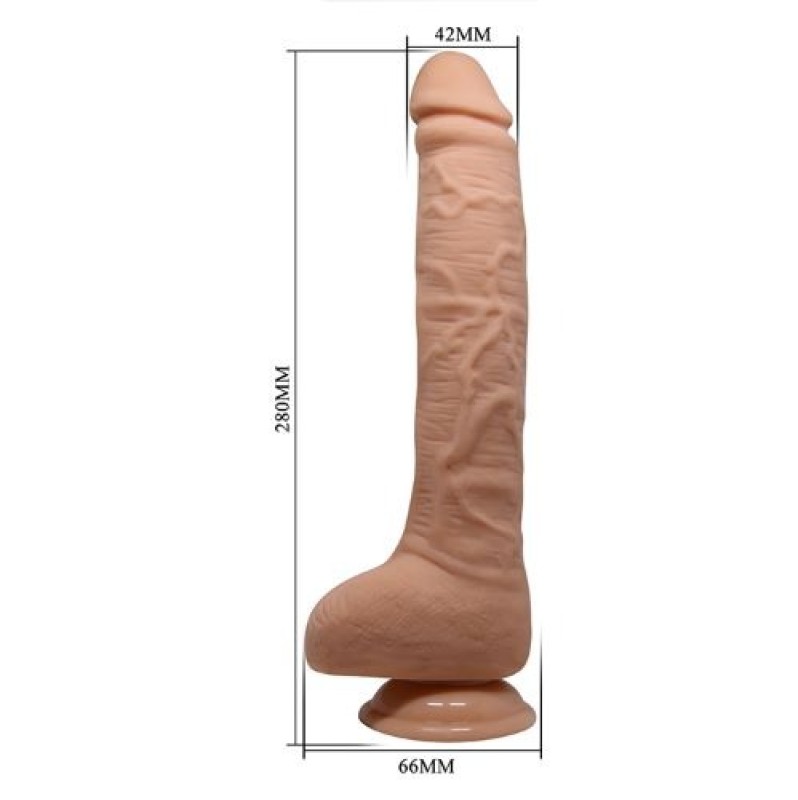 Ρεαλιστικό Dildo Beautiful Dick 28cm Μπεζ