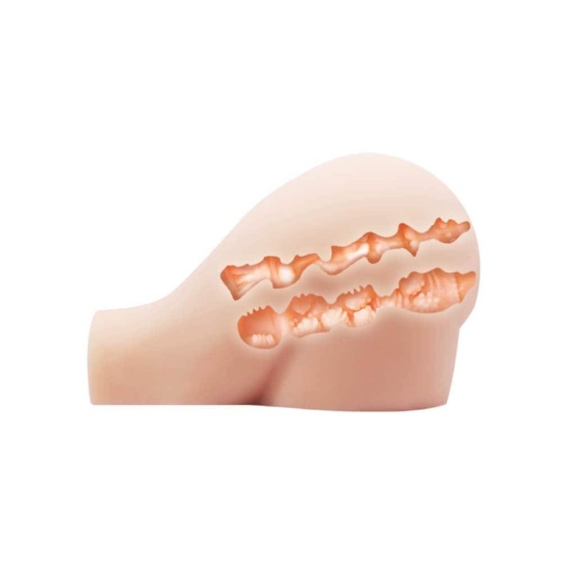 Ρεαλιστικό Ομοίωμα με Δόνηση Bullet Crazy Bull Vagina and Anal Μπεζ Ρεαλιστικό Ομοίωμα με Δόνηση Bullet Crazy Bull Vagina and Anal Μπεζ