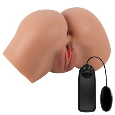Realistic Masturbator With Bullet Crazy Bull Hailey Vagina and Anal Brown Realistic Masturbator With Bullet Crazy Bull Hailey Vagina and Anal Brown