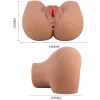 Realistic Masturbator With Bullet Crazy Bull Mila Vagina and Anal Brown Realistic Masturbator With Bullet Crazy Bull Mila Vagina and Anal Brown