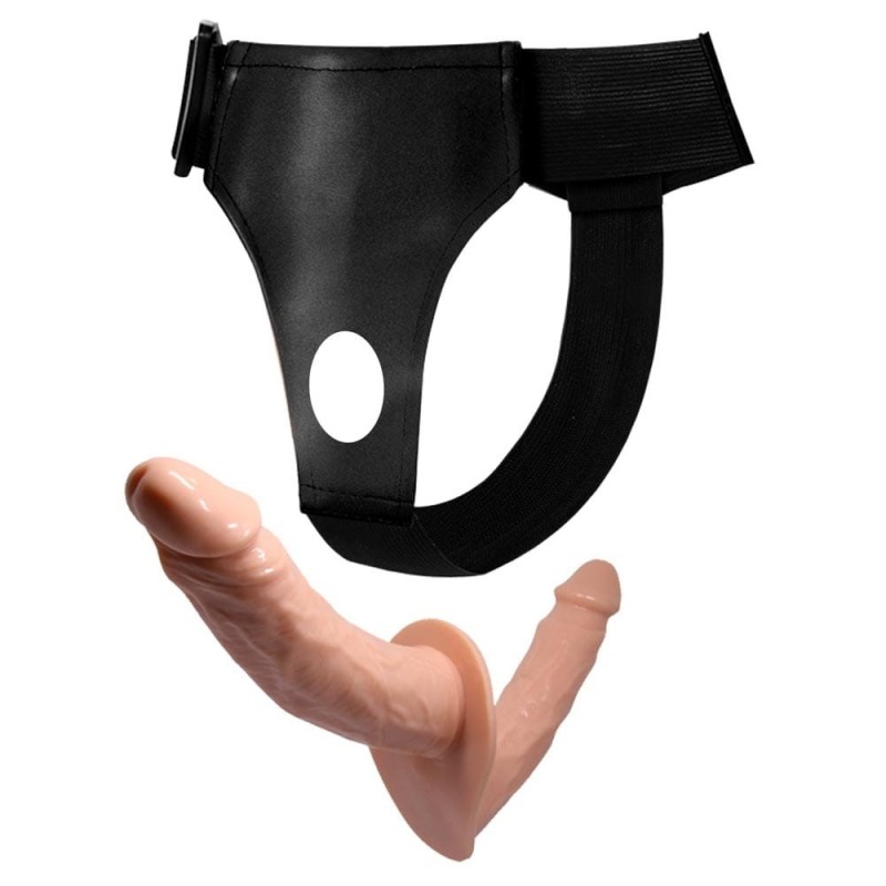 Διπλό Strap-on Ineffable Joy For Her Baile Μπεζ Διπλό Strap-on Ineffable Joy For Her Baile Μπεζ