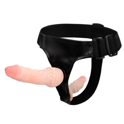 Double Dildo Strap-On Ultra Female Harness Baile Nude Double Dildo Strap-On Ultra Female Harness Baile Nude