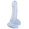 Jelly Dildo Basix Rubber Works 20cm Διαφανές