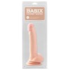 Realistic Dildo Basix Rubber Works Thicky 24.5cm Nude