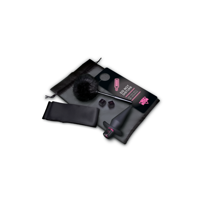 Erotic Set Sex Room Anal Play Kit Black Erotic Set Sex Room Anal Play Kit Black