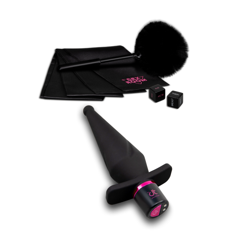 Erotic Set Sex Room Anal Play Kit Black Erotic Set Sex Room Anal Play Kit Black