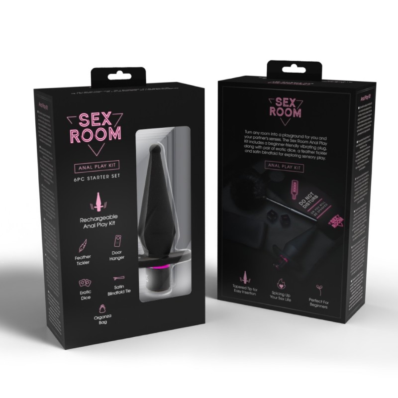 Dreamtoys Ερωτικό Σετ Sex Room Anal Play Kit Μαύρο Ερωτικά Σετ