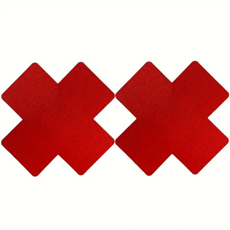 Love Market Σετ Αυτοκόλλητα Θηλών Love Market Cross 3τμχ Διακοσμητικά Θηλών