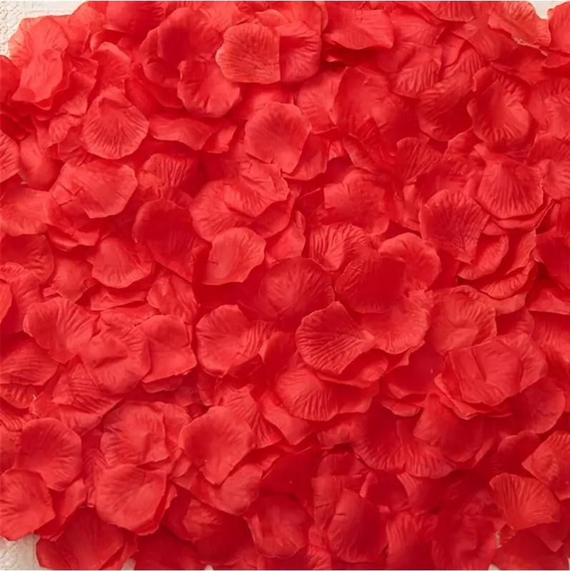 Artificial Rose Petals Red 1000pcs 