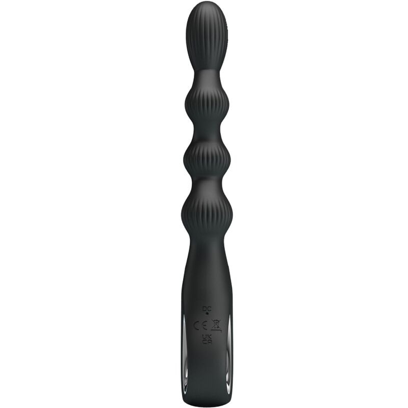 Pretty Love Powerful Anal Beads Pretty Love Federer Black Vibrators