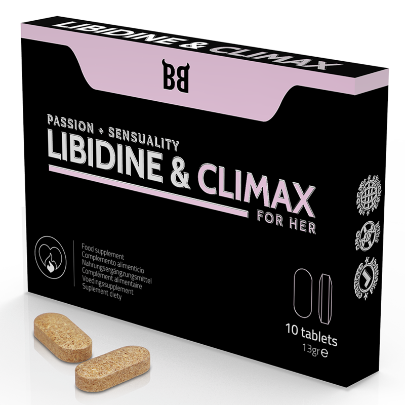 Libidine & Climax Passion + Sensuality για Γυναίκες 10 Ταμπλέτες Blackbull Libidine & Climax Passion + Sensuality για Γυναίκες 10 Ταμπλέτες Διεγερτικά