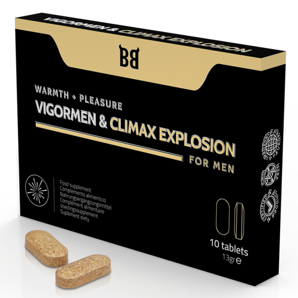 Vigormen & Climax Explosion Warmth + Pleasure για Άνδρες 10 Ταμπλέτες