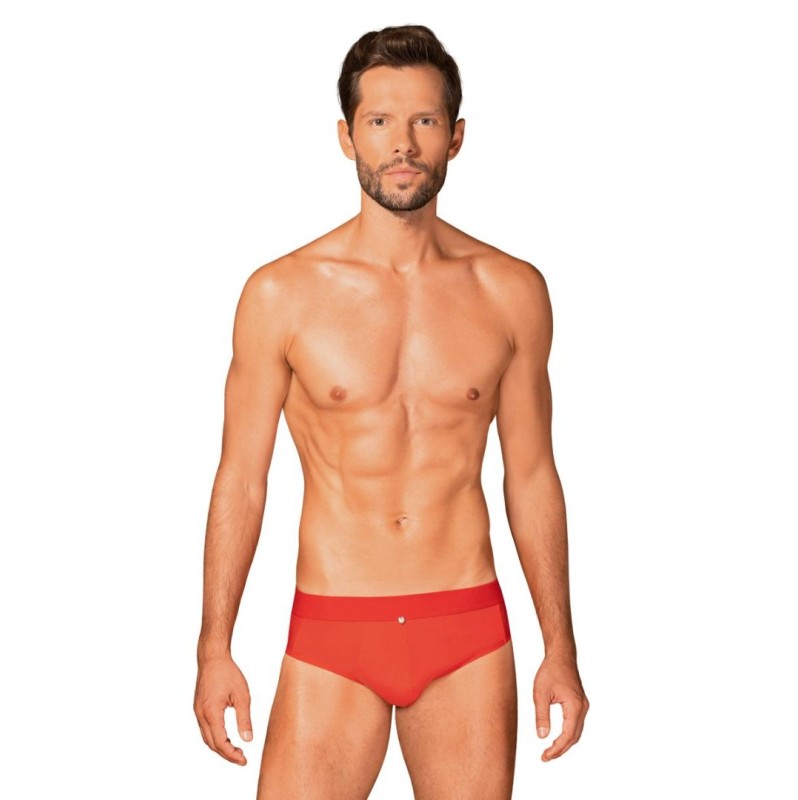 Mens Brief Obsessive Boldero Red