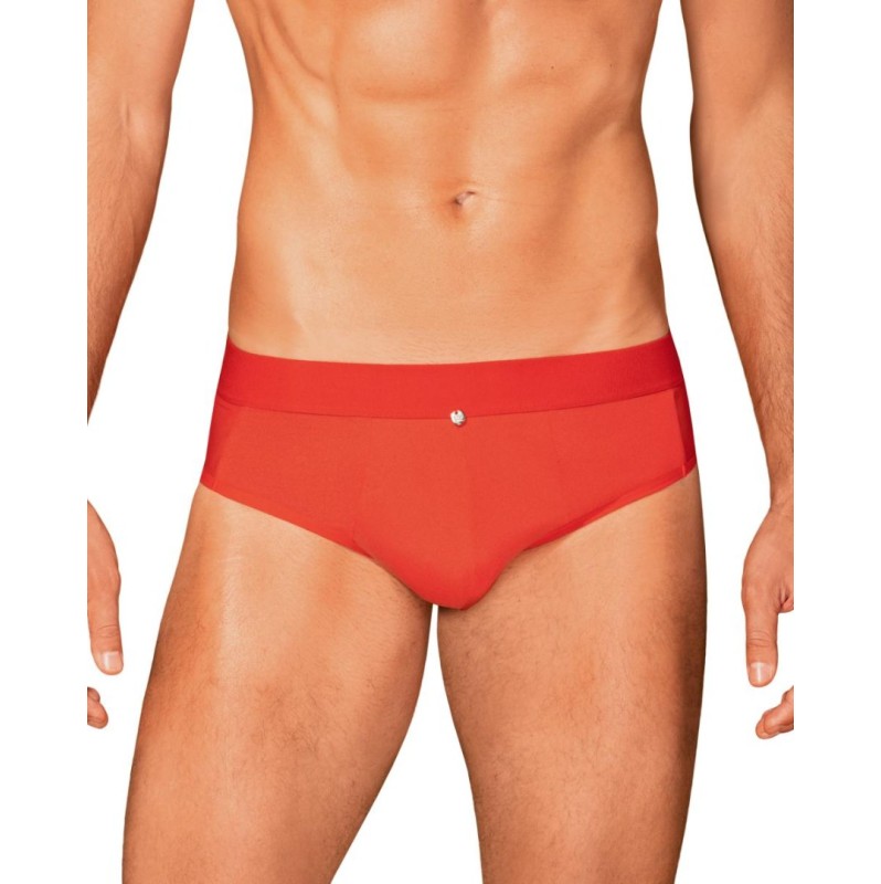 Mens Brief Obsessive Boldero Red