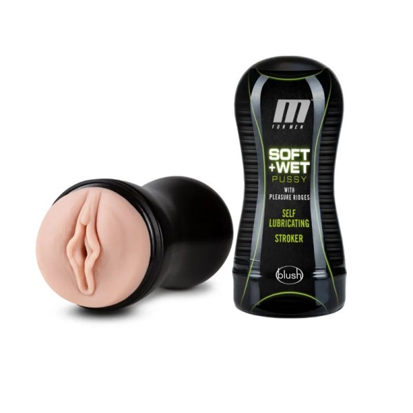 Vagina Stroker with Ridges Blush Soft And Wet Pussy Nude