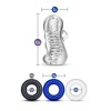 Σετ Αυνανιστήρι Blush με Δαχτυλίδια Πέους Quickie Kit Jerk Off Διαφανές Blush Σετ Αυνανιστήρι Blush με Δαχτυλίδια Πέους Quickie Kit Jerk Off Διαφανές Με ουδέτερο άνοιγμα