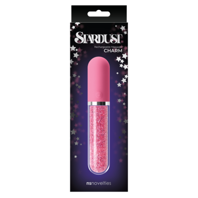Classic Vibrator Ns Novelties Stardust Charm Pink Classic Vibrator Ns Novelties Stardust Charm Pink
