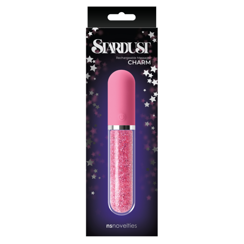 Classic Vibrator Ns Novelties Stardust Charm Pink Classic Vibrator Ns Novelties Stardust Charm Pink
