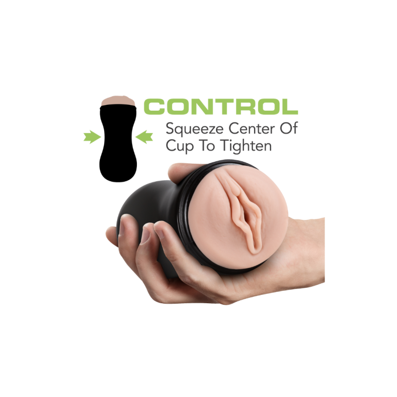 Vagina Stroker with Ridges Blush Soft And Wet Pussy Nude