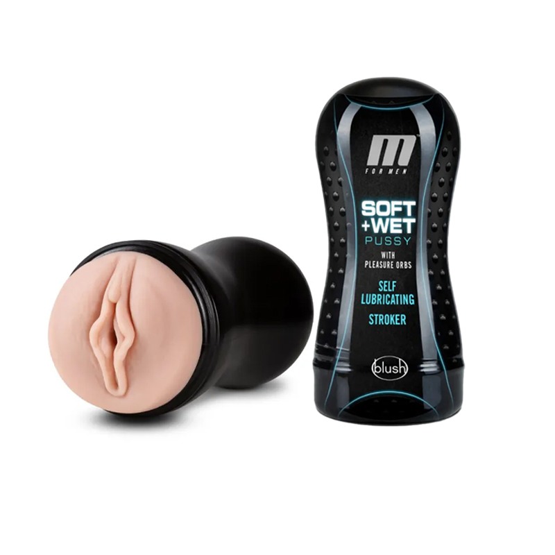 Vagina Stroker with Orbs Blush Soft And Wet Pussy Nude