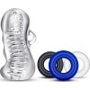 Σετ Αυνανιστήρι Blush με Δαχτυλίδια Πέους Quickie Kit Jerk Off Διαφανές Blush Σετ Αυνανιστήρι Blush με Δαχτυλίδια Πέους Quickie Kit Jerk Off Διαφανές Με ουδέτερο άνοιγμα