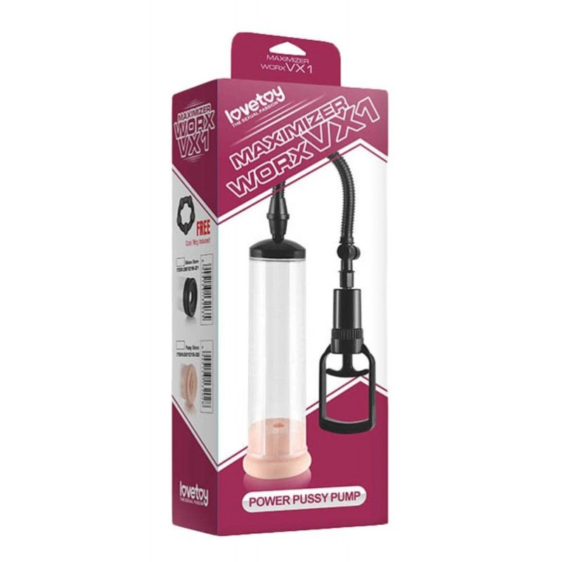 Penis Pump Maximizer WorxVX1 Lovetoy Clear