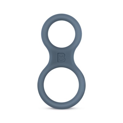 Silicone Cock Ring And Ball Stretcher Boners Grey Silicone Cock Ring And Ball Stretcher Boners Grey