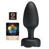 Vibrating Butt Plug With LED Pretty Love Varian Black