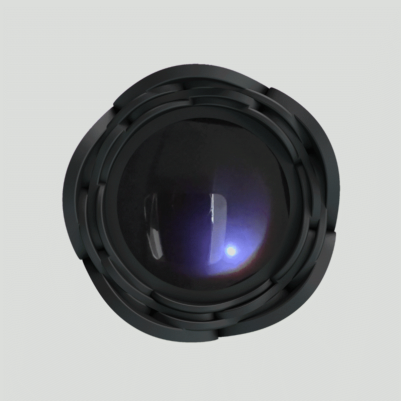 Vibrating Butt Plug With LED Pretty Love Varian Black