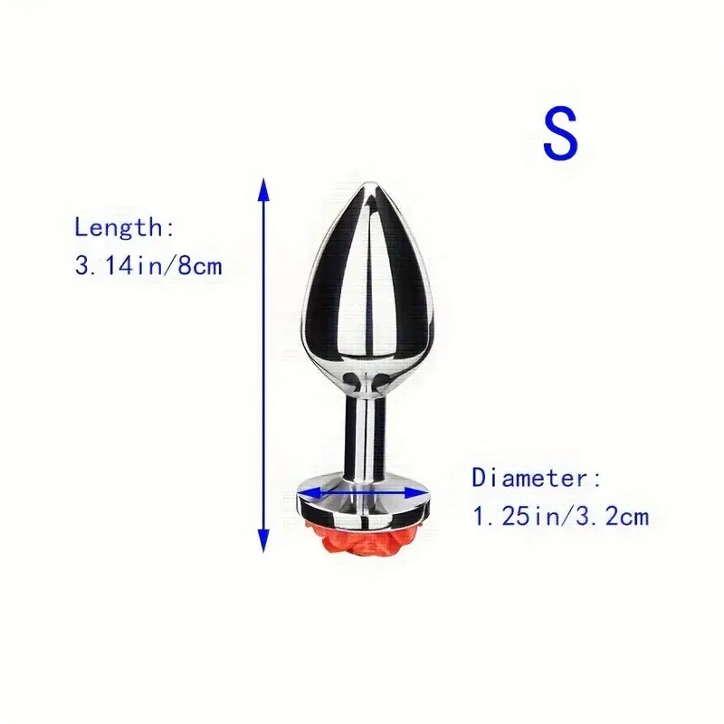 Πρωκτική Σφήνα Red Rose Small Κόκκινη Πρωκτική Σφήνα Red Rose Small Κόκκινη