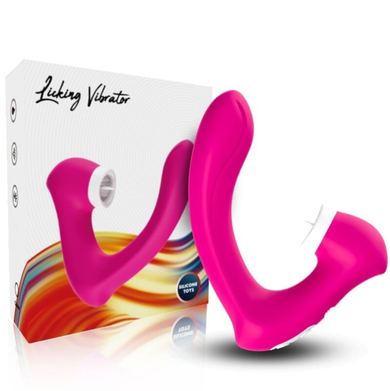 Clit & G-Spot Licking Vibrator Armony Pink