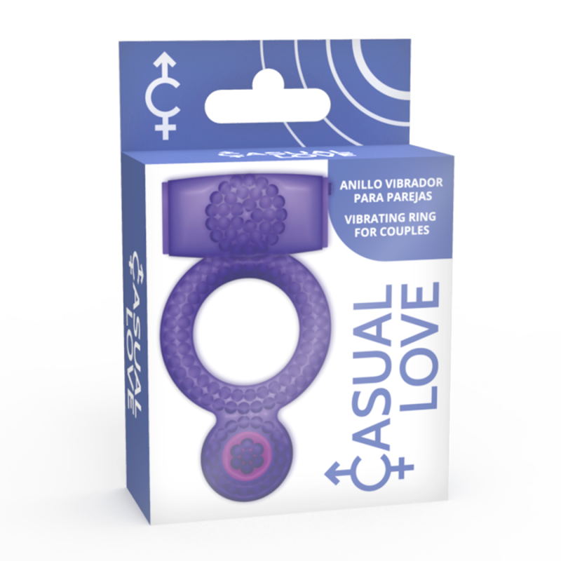 Cock Ring Casual Love Double Pleasure Purple Casual Love Cock Ring Casual Love Double Pleasure Purple Cock Rings