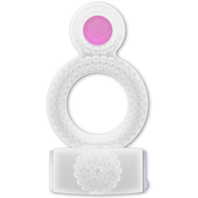 Cock Ring Casual Love Double Pleasure Clear Cock Ring Casual Love Double Pleasure Clear