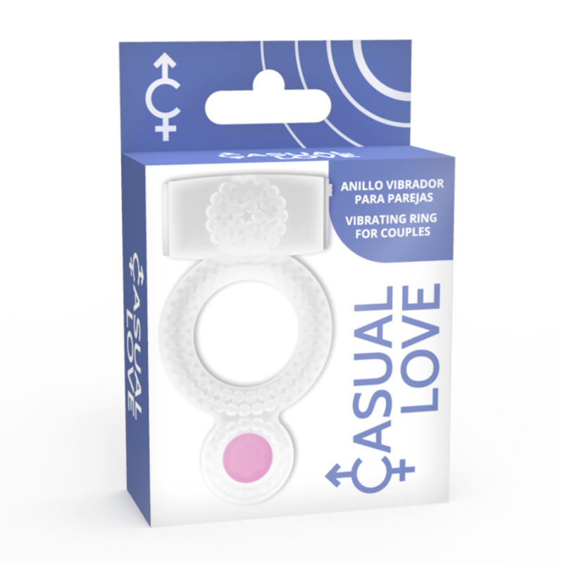 Cock Ring Casual Love Double Pleasure Clear